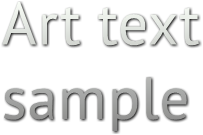 Art text sample